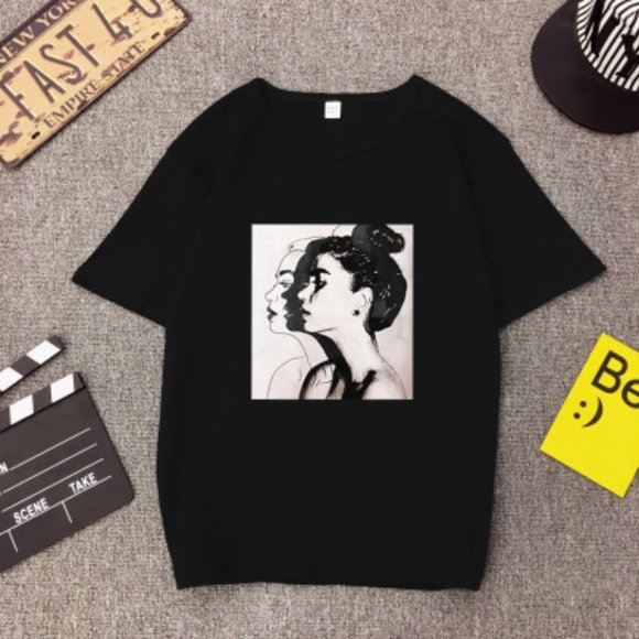 Figure graphic print tee(SUMMER CLEARANCE SALE) - Picture 1 of 2